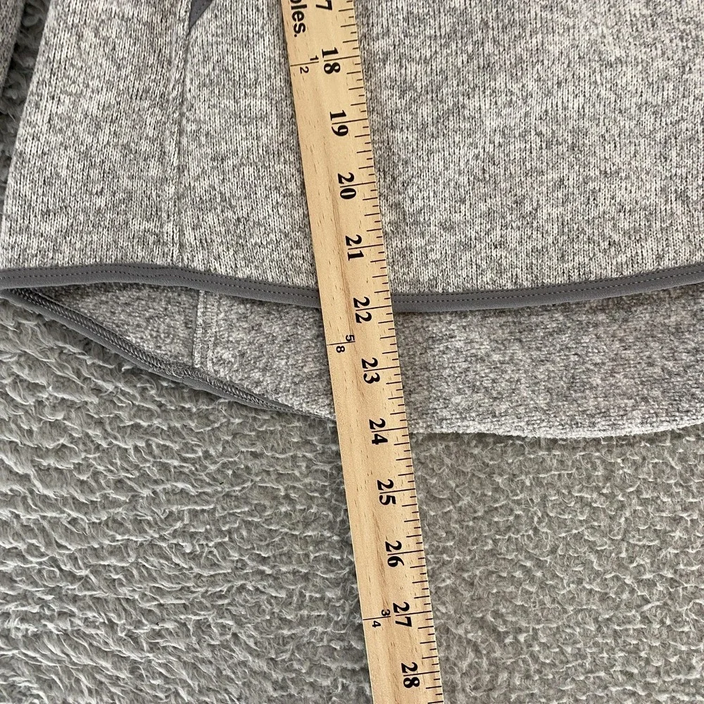 Lululemon Hoodie Womens 2 Gray Fleece & Thank You 1/4 Zip Slim Fit‎ Sweatshirt